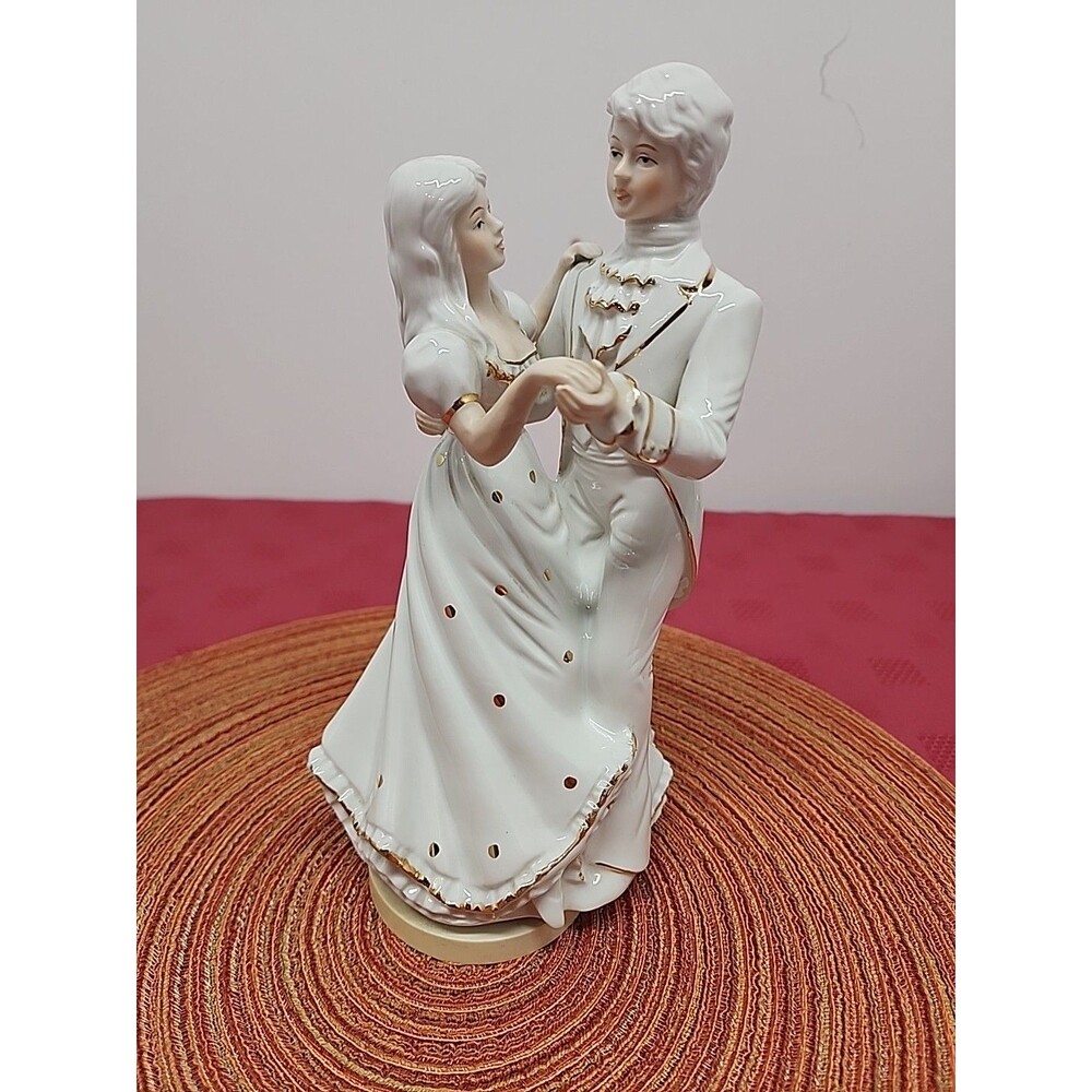 Vintage Sankyo Music Japan Musical Figurine Plays "The Way We Were" 1989 Rare